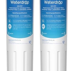 Waterdrop Refrigerator Water Filter, 2 pack -New unopened/sealed